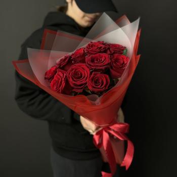 Букеты из красных роз 40 см (Эквадор) [№  14924tm]
