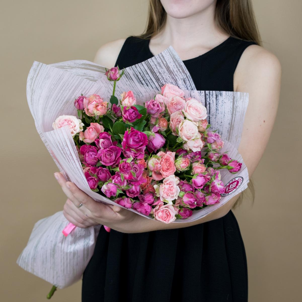 Розы кустовые розовые код товара: 377tm