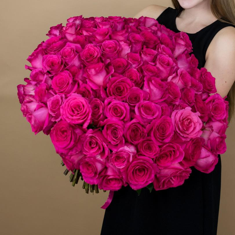 Букеты из розовых роз 40 см (Эквадор) №  7046tm