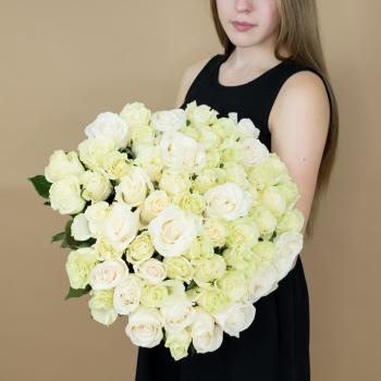 Букет из белых роз 101 шт 40 см (Эквадор) [артикул   7215tm]