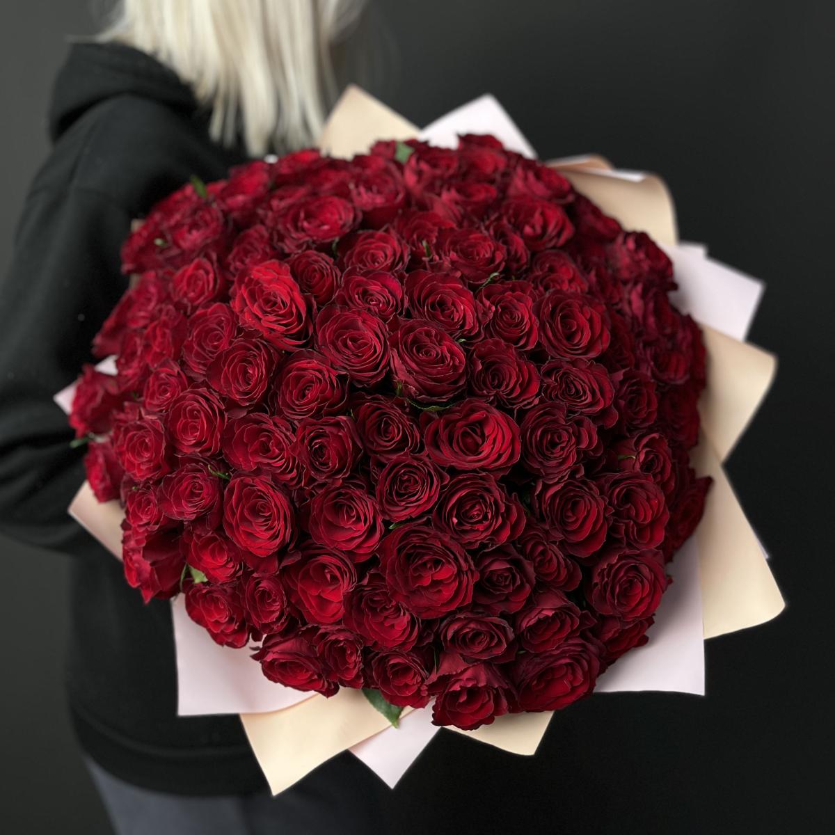 Розы 101 шт из Кении